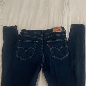 Levi's Women's Dark Blue Skinny Jeans